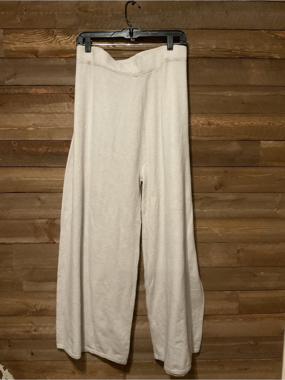 Terra & Sky Cream Pull On Fleece Soft Pants Women’s Size 3X 24/26W NWOT